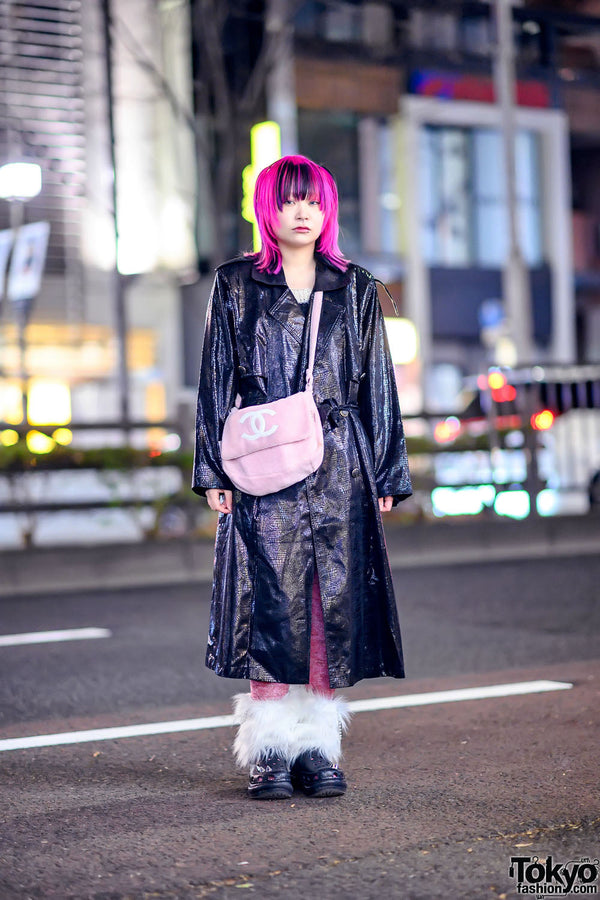 Patent Trench, Pink Chanel: Harajuku's High-Low Night Look Decoded