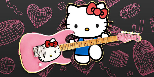 Celebrating Hello Kitty's 50th Anniversary with Fender: Adorable Guitars and Accessories for Music Lovers