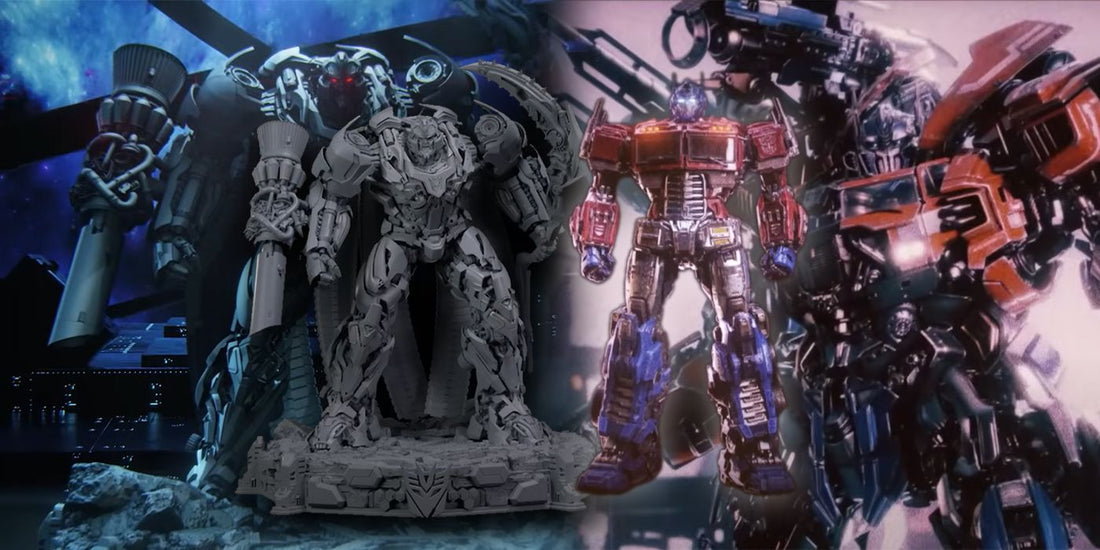 Transformers Age of Overlord: Prime 1 Studios Unveils High-End Optimus Prime and Megatron Statues