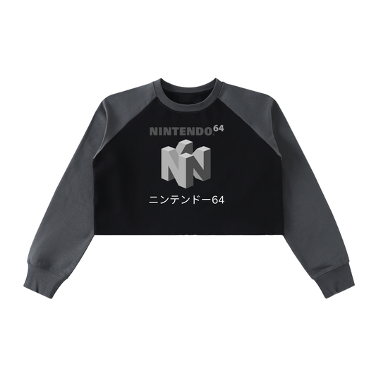 Smash Cube Crop Sweatshirt