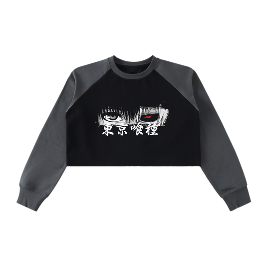 One Eyed King Crop Sweatshirt