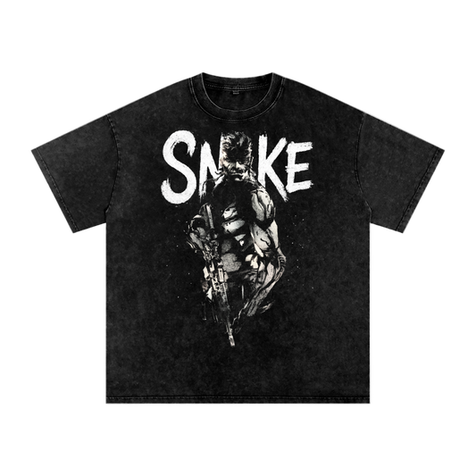 Solid Snake Oversized Vintage T-Shirt