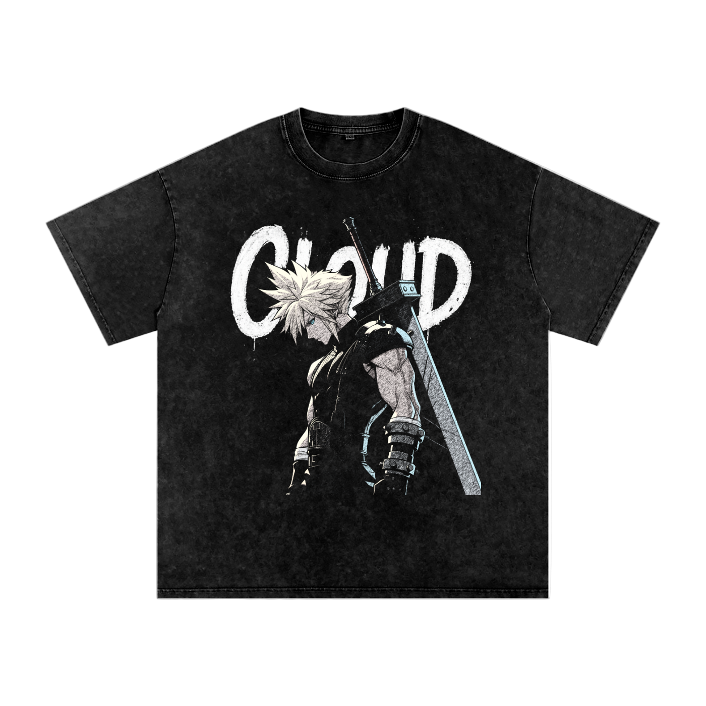 Spikey Head Oversized Vintage T-Shirt