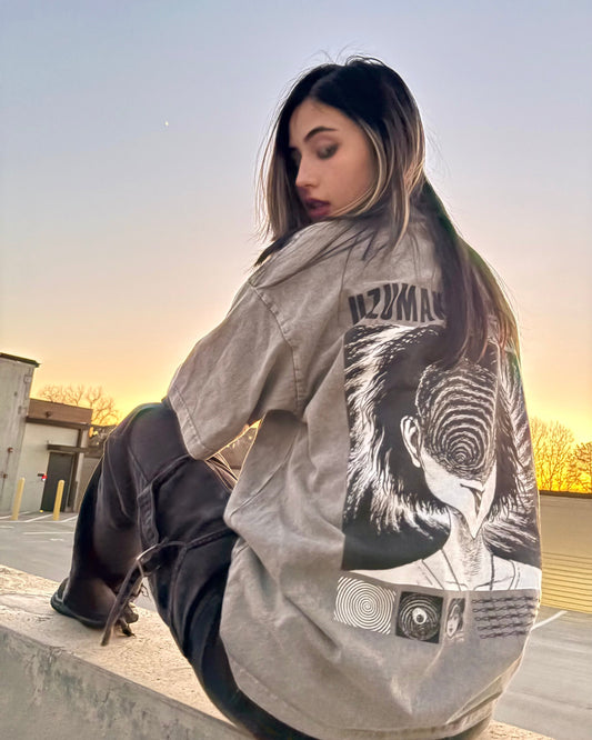 Spiral Oversized Vintage T-Shirt