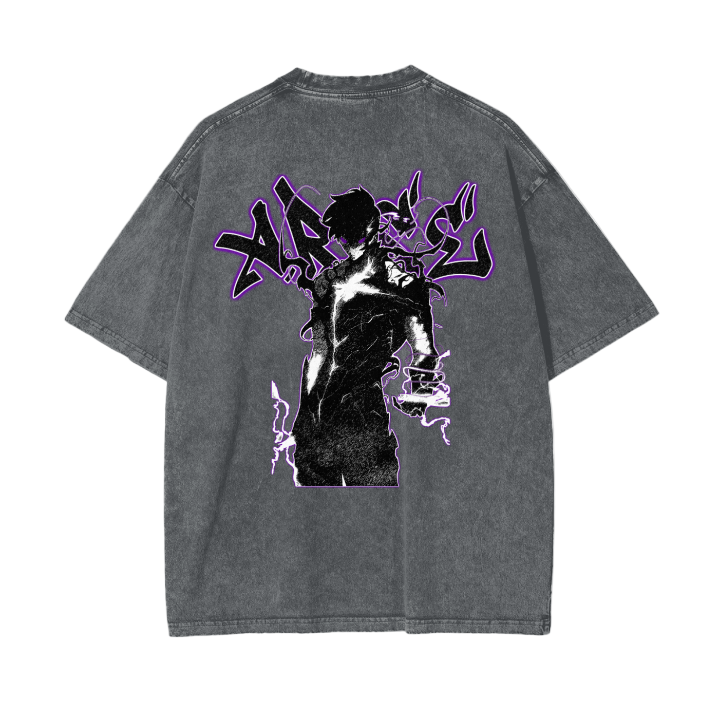 Shadow Monarch Oversized Vintage T-Shirt